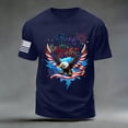 thumbnail image 4 of Rotm Independence Shirt Graphic Tees for Mens T-Shirts Men T Shirt Independence Day Printing Casual Basic Tee Tops Graphic Tees Dark Blue,S, 4 of 6
