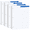 8x10.5-Squared-4x4-4 Pack (520 Sheets), variant on 8x10.5-Squared-4x4-2 Pack (260 Sheets) 4x4 Quadrille Loose Leaf Filler Paper