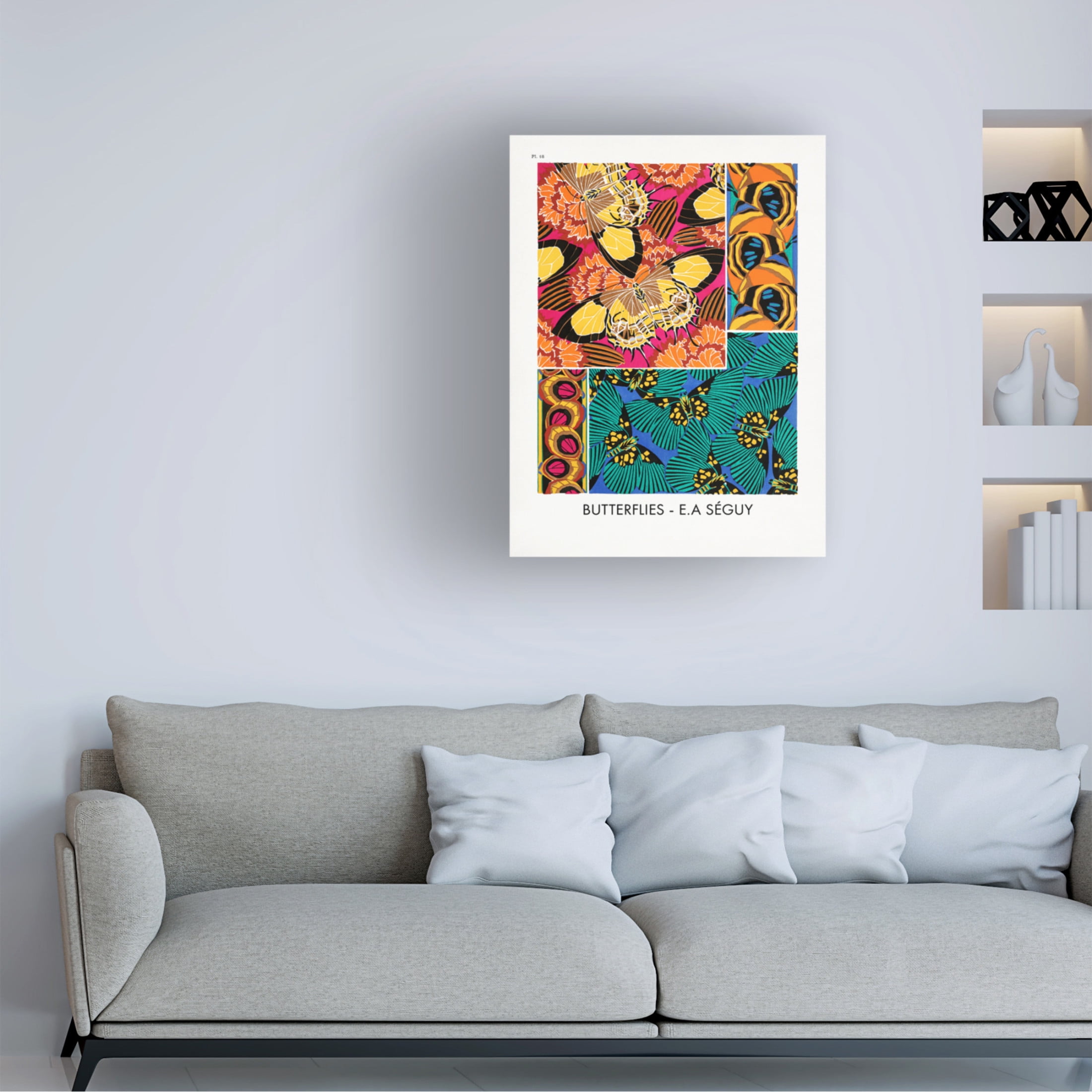 Trademark Fine Art Pictufy   Butterflies 18 Canvas Wall Art