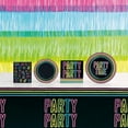thumbnail image 3 of Unique Industries' Neon Rainbow Round 9" Paper Dinner Plates, 8ct, 3 of 3