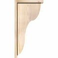 thumbnail image 3 of 5 1/2"W x 12"D x 24"H Carmel Smooth Corbel w/Backplate, Douglas Fir, 3 of 9