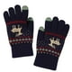 thumbnail image 2 of Guantes de invierno para mujer, cálidos, con estampado táctil, de punto, medianos y largos, de acrílico, 2 of 3