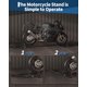 thumbnail image 4 of Yeshouse Soporte para rueda trasera de motocicleta, capacidad de 450 lb, elevador resistente tipo U+L, ajustable y antideslizante, fácil de montar para mantenimiento, 4 of 7