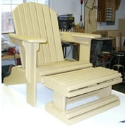 WoodPatternExpert Adirondack Chair Plan, Build Your Own With Foot Rest