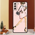 thumbnail image 1 of Funda de princesa para Samsung Galaxy S20 FE S8 S9 S10 Plus Note 10 Note 20 S22 S21 Ultra, color café qiuyongming unisex, 1 of 2