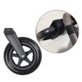 thumbnail image 4 of Wheelchair Front Fork Kit, 1.2cm Bearing ,Replacement Feet for Standard Wheelchairs Folding Walkers Front Wheels The Old Men Women ,Black , 7Inch Wheel Kit, Bearing Hole Diameter, 4 of 9