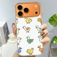 thumbnail image 3 of Case For Apple iPhone Air / 17 Pro / 17 Pro Max Series Case, Slim Thin Transparent Flexible Clear TPU Shockproof Phone Case For iPhone 17 Series, Cute Goose (3), 3 of 6