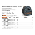 thumbnail image 2 of Manguera Compresor Hule 3/8'' X 15 Mt Alta Pres Truper 19017 Truper MAN-AP-15-3/8, 2 of 2