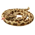 thumbnail image 1 of Muñeco de peluche de serpiente gigante, cojín para el cuello, animal de peluche grande, serpiente Marrón, 1 of 9
