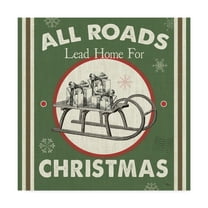 Trademark Fine Art 'Farmhouse Holiday II Color' Canvas Art by Pela Studio