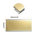 thumbnail image 2 of Lentes de soldadura Uxcell 2 paquetes, 2" x 4.25" Lente de vidrio de reemplazo de sombra 11 recubierto de oro negro, 2 of 5
