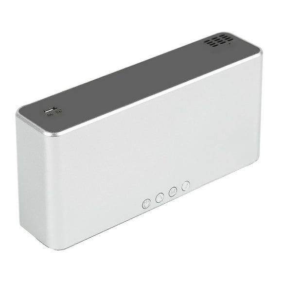Digital Alarm Clock Wireless Charger Dock Mirror Face Clock With Thermometerfor iPhone 16 15 14 13 12 Pro Max Plus Samsung Galaxy S21