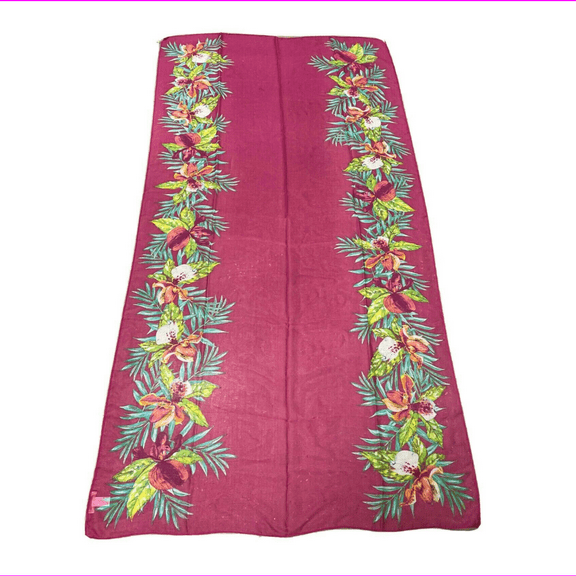 Collection XIIX Eighteen Tropical Orchid Wrap Scarf  Multi One Size 36 X 72