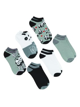 Cant Bear Mornings Low Rise Ladies Socks 6 Pack