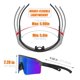 thumbnail image 5 of Gafas de sol ER00 F24 azules polarizadas deportivas de talla pequeña, 5 of 8
