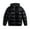 Black, variant on UVEASISHA Hooded Winter Coats for Men Reflective Down Jacket Windproof Warm Puffer Jackets Thick Padded Quilted Coat Outerwear with Pockets Wine M