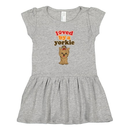 

Inktastic Yorkshire Terrier Dog Yorkie Gift Toddler Girl Dress
