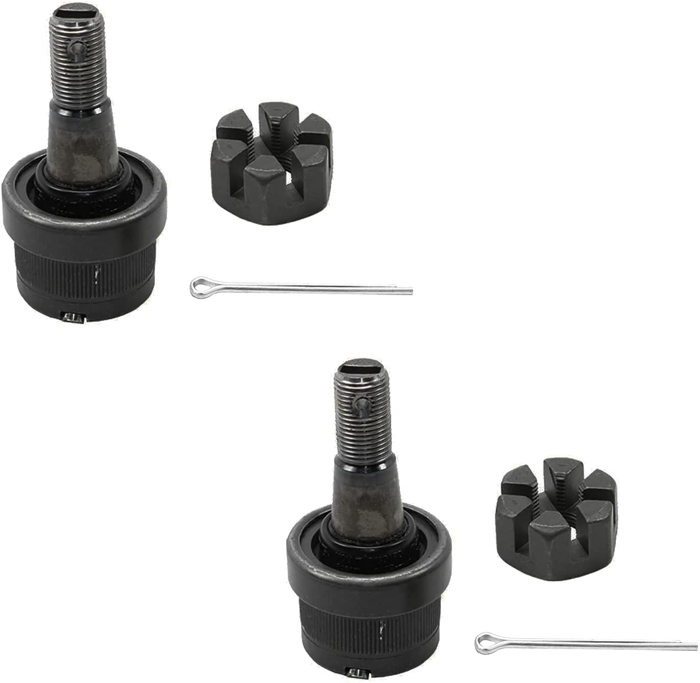 Detroit Axle - Front 8pc Suspension Kit for 07-17 Jeep Wrangler, 18 Wrangler JK, Tie Rod End Links Lower Upper Ball Joints 2007 2008 2009 2010 2011 2012 2013 2014 2015 2016 2017
