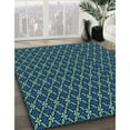 thumbnail image 2 of Ahgly Company Indoor Rectangle Patterned Deep-Sea Blue Area Rugs, 5' x 8', 2 of 6