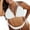 White, variant on Cathalem Modest Bikini Sets for Women Two Piece Swimsuit Tummy Control Bathing Suit V Neck Swimwear 2025 Swim Suit (White,XXXL)
