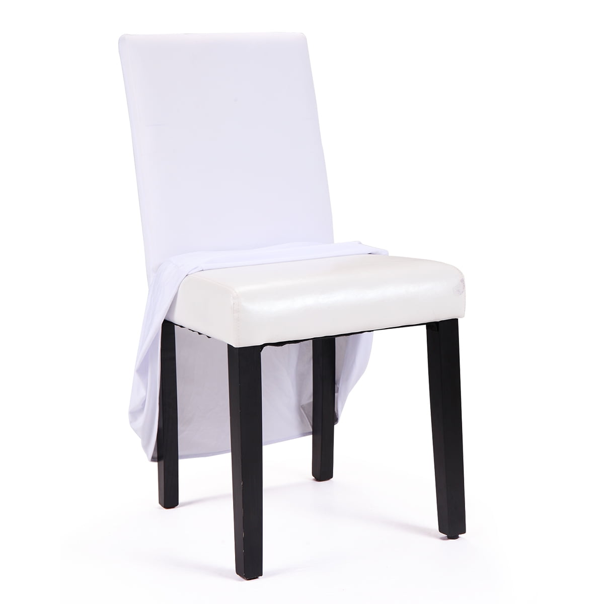 Kepooman 50pcs Dining Chair Covers, Washable Chair Slipcovers for Wedding Party Banquet Event - White Kepooman 50pcs Dining Chair Covers, Washable Chair Slipcovers for Wedding Party Banquet Event - White