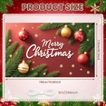 thumbnail image 5 of Christmas Ornament Xmas Banner Festive Decoration Red Green Decor Merry Christmas for Holiday Celebration Indoor Party Home Decoration, 5 of 9