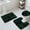 Green, variant on Green Forest Bath Mat 3 Piece Bathroom Rug Set, Modern Pine Trees Mysterious Art Non Slip Bath Rug Contour Mat and Toilet Lid Cover, Absorbent Shower Mats Soft Bath Rugs and Mats Sets