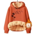 thumbnail image 4 of IMENGL Hiver Printemps Chaud Polaire à Capuche, Orange 4TG, Taille M-5TG, 4 of 4