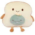 thumbnail image 3 of Almohada de pan en rodajas divertida y moderna, juguete de peluche bonito, almohada con forma de comida, cojín para sofá, 3 of 8