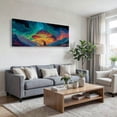 thumbnail image 3 of Large Tree of Life Canvas Wall Art, Abstract Canvas Prints Fantasy Landscape Paintings, Oversized Nature Pictures Artwork for Modern Home Decoration, 3 of 7
