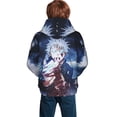 thumbnail image 2 of Jujutsu Kaisen Hoodie 3D Print Pullover Hooded Long Sleeve Sweatshirts Tops Blouse with Pocket for Boys Girls Large, 2 of 7