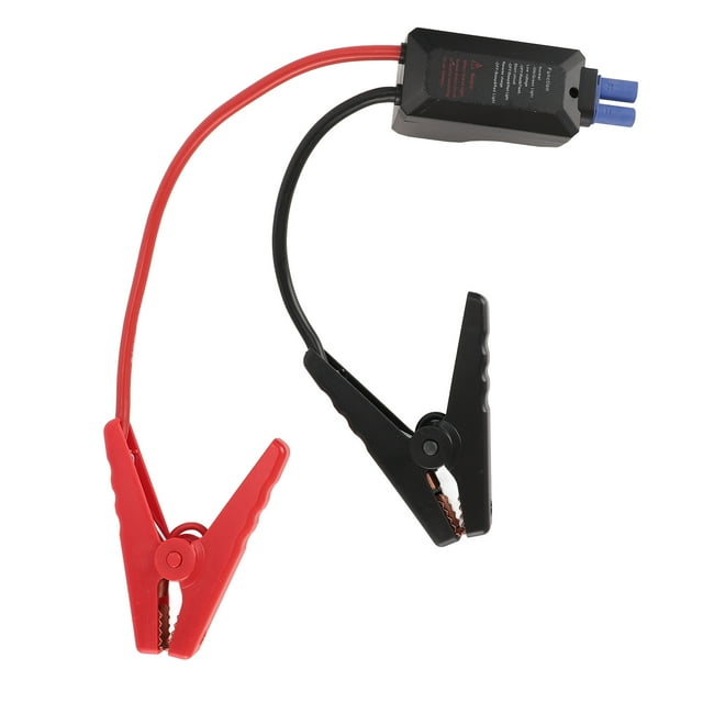 Battery Clamp Compatible with Most 12V Starters, EC5 Male Connector, Quick Boost for Car Batteries, Sturdy Construction, Easy to Use, for Car Battery Booster Clamp