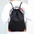 thumbnail image 6 of Vjnyvs Drawstring Backpack Water Resistant Drawstring Bags for Men Women Sackpack, 6 of 7