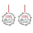 thumbnail image 1 of Agiferg Christmas Popular Cartoon Printing Pendant PVC Material 2PC, 1 of 1