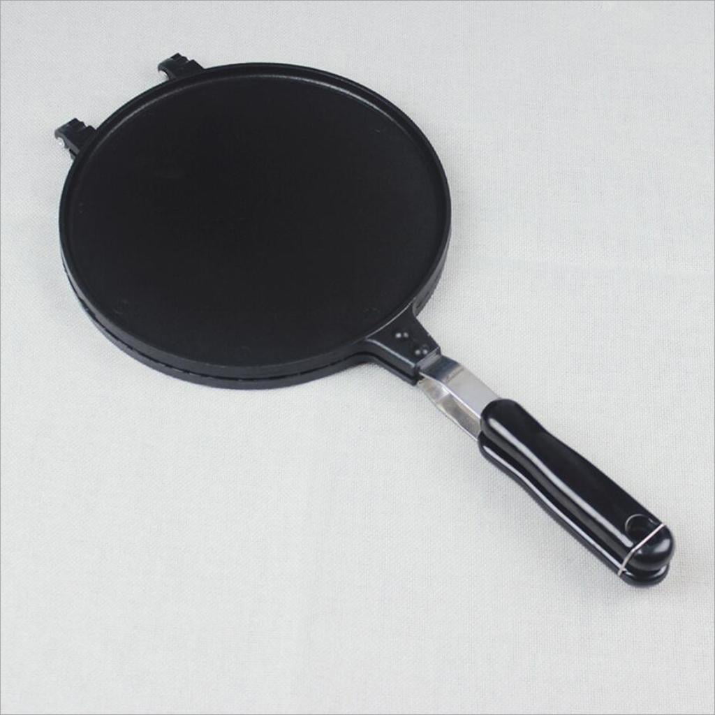 LCK Aluminum Alloy Frying Pan Non-Stick Breakfast Pot Pancake Omelette Pan Seven-Hole Egg Pot,Black Animal Pattern 