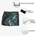 thumbnail image 3 of Balery Enchanted Forest Skull Path Calzoncillos bóxer para hombre, ropa interior de algodón suave y transpirable con cinturilla de nailon-Large, 3 of 5