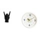 thumbnail image 1 of Estatua del gesto de la roca,Estatuas y figuras de dedos con gestos de música rock,Reloj de pared,Reloj de pared decorativo,moderno y elegante.,Reloj de pared redondo silencioso y sin, 1 of 8