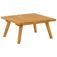 thumbnail image 3 of vidaXL Patio Footstool with Cushion 23.6"x23.6"x11.4" Solid Acacia Wood, 3 of 7