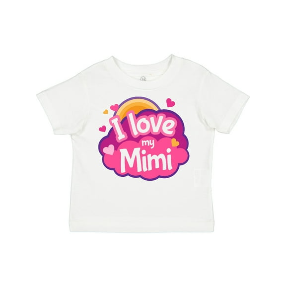 Inktastic I Love My Mimi Grandma Girls Toddler T-Shirt