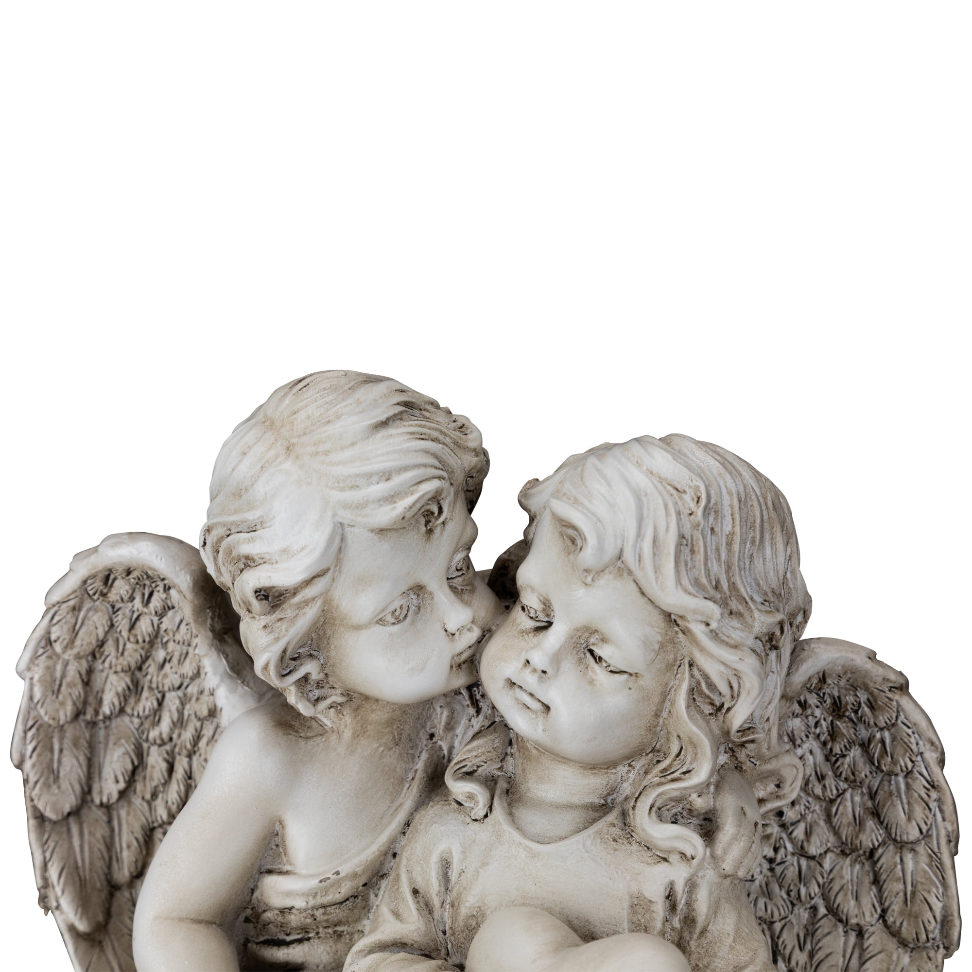 Northlight Double Cherubs with Heart Statue - 9"