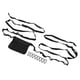 thumbnail image 3 of Kit portátil para colgar carpas al aire libre con 8 mosquetones para senderismo, pesca, viajes, tendedero impermeable para acampar, 3 of 8