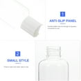 thumbnail image 5 of Monyance bottles for shampoo 15PCS 50ml Empty Round Travel Bottles with Disc Cap(3.35X1.46X1.46Inches), 5 of 11