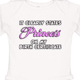 thumbnail image 4 of Inktastic Princess Girls Long Sleeve Baby Bodysuit, 4 of 5