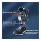 thumbnail image 5 of Soporte Para Celular Coche, porta Celular Carro 3en1 Estable Malubero Negro, 5 of 5