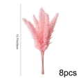 thumbnail image 3 of GSKKLQ Pampas Grass Bouquet, 8-Pack Dried Floral Stems for Wedding and Table Decor, Neutral Home Decoration, Farmhouse Party Supplies, 3 of 6