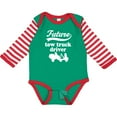 thumbnail image 3 of Inktastic Future Tow Truck Driver Childs Boys Long Sleeve Baby Bodysuit, 3 of 5