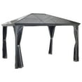 thumbnail image 2 of Sojag Verona 10 x 12 x 8.5 ft Charcoal Gazebo, 2 of 7