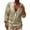 a-Khaki12628, variant on Mens Solid Color Henley Shirt Long Sleeve V Neck Button Placket Lightweight Knit Casual Tees For Daily Wear White XXXL