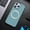 Green, variant on ShellTech for iPhone 13 Magnetic Leather Case, Thin Anti-Fingerprint Fabric Feel Shockproof Scratch-Resistant Compatible with MagSafe Wireless Charging Soft Silicone TPU Cover,Green
