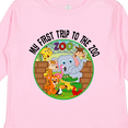 thumbnail image 4 of Inktastic First Trip to the Zoo Boys or Girls Long Sleeve Toddler T-Shirt, 4 of 5